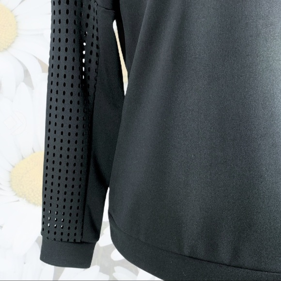 Fabletics Black Tilly Neoprene Dream Sweatshirt - Picture 7 of 16